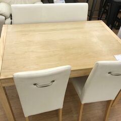 ★ジモティ割あり★  ダイニングセット4人用 ナチュラル H72...
