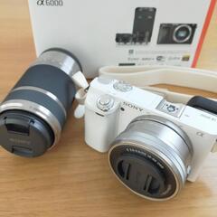 SONY ミラーレス一眼α6000  ダブルズームレンズキット ...