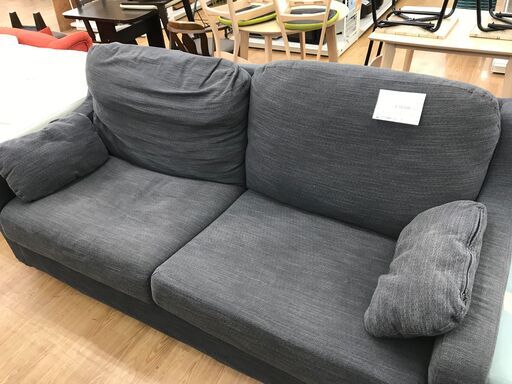 ★ジモティ割あり★ IKEA 3人掛けソファー グレー H200×W86×D96 クリーニング済み KJ4329