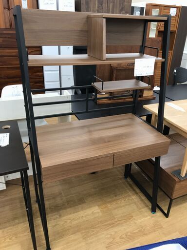 ★ジモティ割あり★ NITORI デスク ブラウン H148×W91×D50 クリーニング済み KJ4330