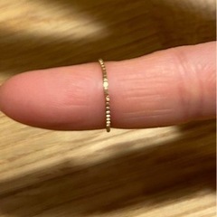 ナノユニバース　k10 ベネチアチェーンリング