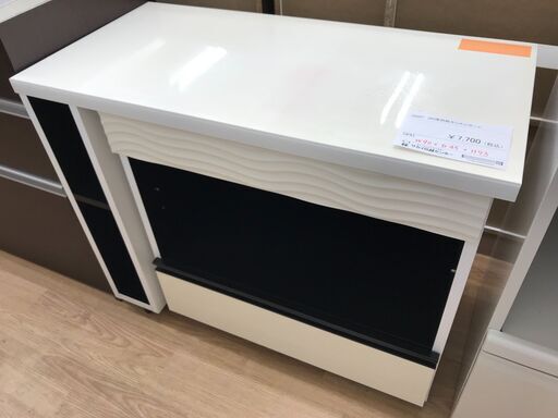 ★ジモティ割あり★ GART 360度回転キッチンボード ホワイト H90×W73×D45 クリーニング済み KJ4332