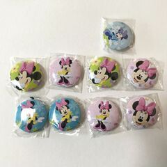 ディズニー 缶バッチ　ミニーマウス 10個セット★の画像