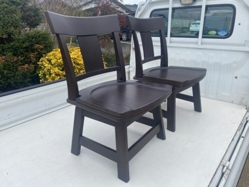 売約済　回転食堂椅子4脚セット