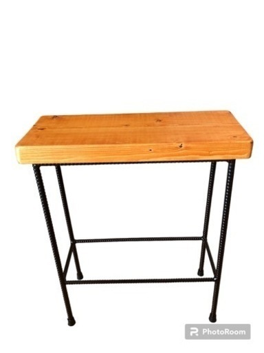 アイアンチェア　椅子　新品　木　鉄　1人用