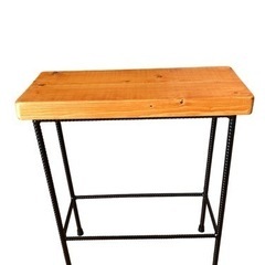 アイアンチェア　椅子　新品　木　鉄　1人用