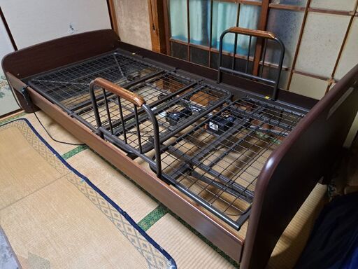 ニトリ？ 電動シングル介護用ベッド ニトリ 電動ベッド 介護ベッド リクライニングベッド シングル