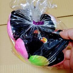 リバたこ激おこｖｅｒ．　ブラック/カラフル　ぬいぐるみの画像