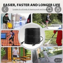 【新品未使用】高圧洗浄機ホース　使える方の画像