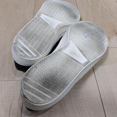 フェリシモ MOONSTAR バイカラースリッポン〈チャコール〉25cmの画像