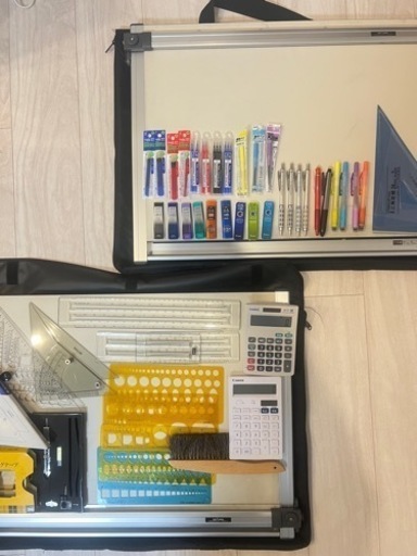 一級建築士製図試験　テキスト・製図板・製図道具