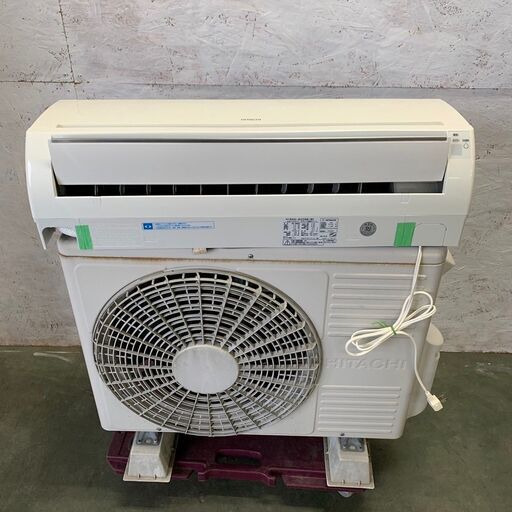 【HITACHI】 日立 ルームエアコン 室内機 室外機 2.8/3.6KW 100V RAS-AS28B 2012年製