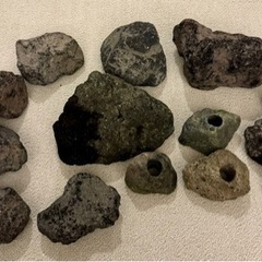 浅間溶岩石　サイズミックス