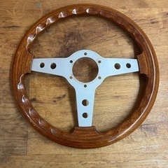 comusa イタリア製 木製ハンドル ステアリング　の画像
