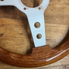 comusa イタリア製 木製ハンドル ステアリング　の画像