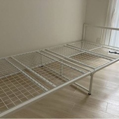 (引き取り先決定)パイプベッド　フレーム　ニトリ