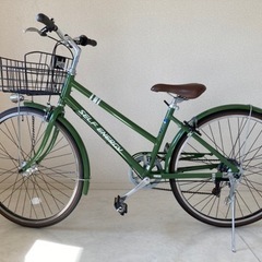 【決まりました】グリーンの自転車の画像