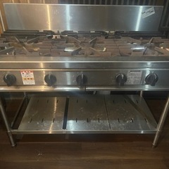 マルゼン　業務用　5口コンロ　2021年式　良品