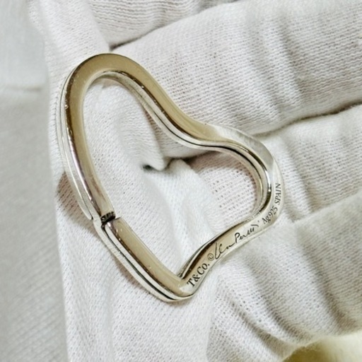 ティファニー オープンハート キーリング シルバー製