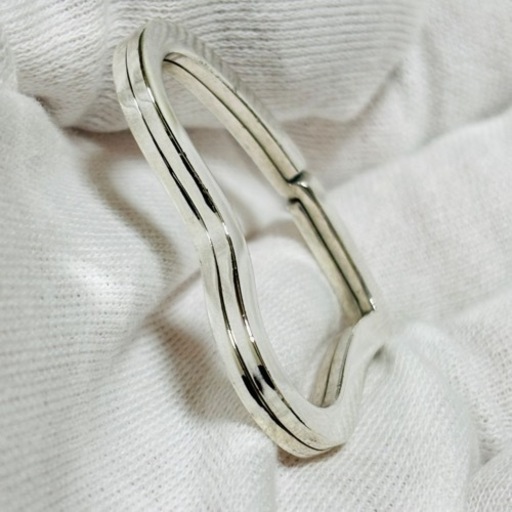 ティファニー オープンハート キーリング シルバー製