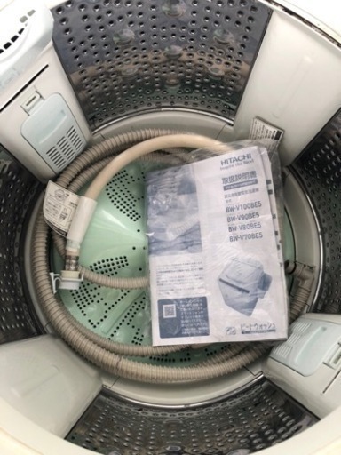 おすすめ　北九州市内配送無料　保証付き　日立 全自動洗濯機 ビートウォッシュ 9kg BW-V90BE5