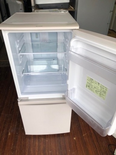おすすめ　北九州市内配送無料　保証付き　シャープ SHARP SJ-PD14B-C [冷蔵庫 （137L・つけかえどっちもドア） 2ド