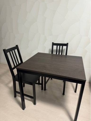 ダイニングテーブル&椅子2脚セット
