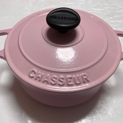 約束中　シャスール鍋　ピンク18㎝【美品】殆ど未使用