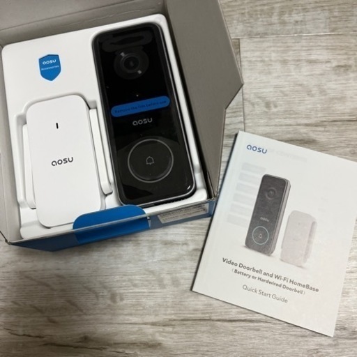 決まりました/新品/AOSU Video Doorbell ドアベル 防犯 未使用