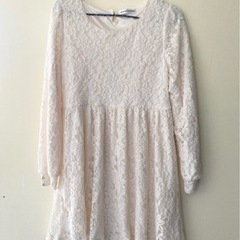 中古◆総レースワンピース◆ワンピース◆サイズＭ