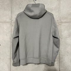 【UNIQLO】ドライストレッチスウェットジップパーカー グレー Sサイズの画像