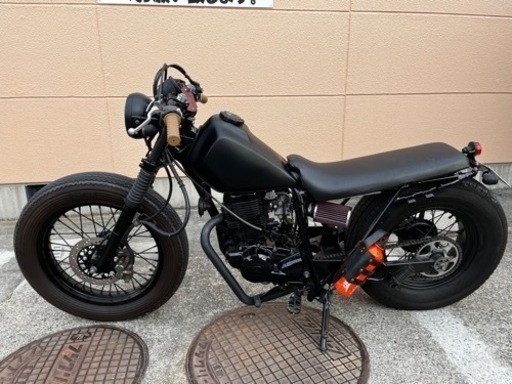 「１7万」美車　ヤマハ tw200  2JL ボバーカスタム　チョッパーカスタム