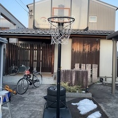 バスケットゴールの画像