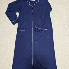 マタニティパジャマ　ワンピースタイプ　ネイビー