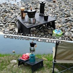 ♥️新品未使用♥️アウトドアテーブル キャンプ ロールテーブル ソロ ミニ コンパクト 折りたたみ式 焚き火 収納袋付き

の画像