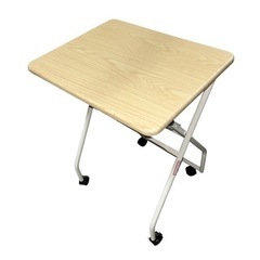 【ジ0214-31】　 部屋にあると便利グッズ‼️ DCMホールディングス株式会社 木製オリジナルテーブル　   の画像