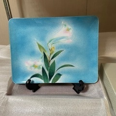 七宝焼き　飾り皿