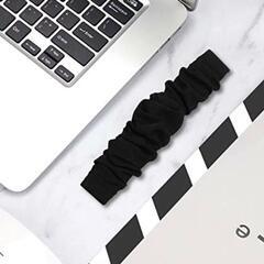 フィットビット　Fitbit Versa 3 用バンド Fitbit Sense バンド 交換ベルト おしゃれ 簡単取り付け 女性向け 簡単取り　ブラックの画像
