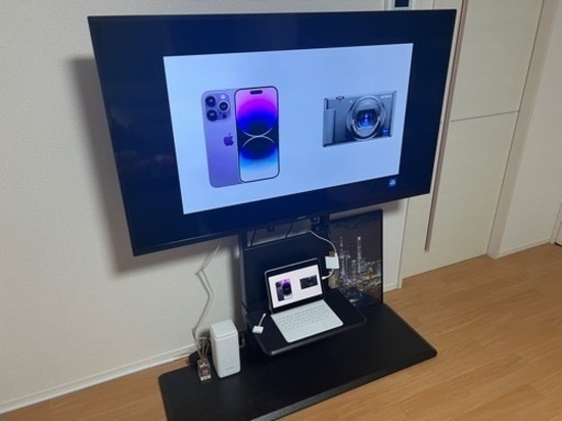 【新品使用期間7ヶ月】　液晶テレビ\u0026テレビ台55型 4K
