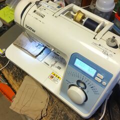 難あり　中古　brother ブラザー B-500 CPV03 ミシン　　直線縫いOK　フットぺダル付の画像