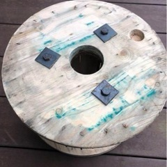 　電線ドラム1個　最小？　送料込み　ガーデニングDIY チェア　...