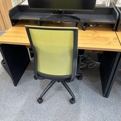 オフィスデスク＋チェア セット 幅1200×奥行き600×高さ720の画像