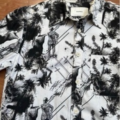 【入手困難】SUSPEREAL メンズシャツ  長袖 スカル 総柄