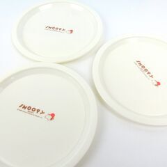 【おみせっち】SNOOPY スヌーピー 取り分け皿付きピクニックケース3段 ランチボックス 角型(小) 運動会 お花見 公園 アウトドアの画像