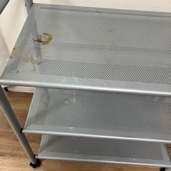 終了　スチール棚の画像