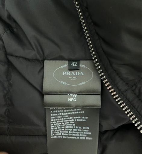 PRADA プラダ　ダウンジャケット42サイズ