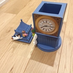 ピーターパン小物入れ　置き時計の画像