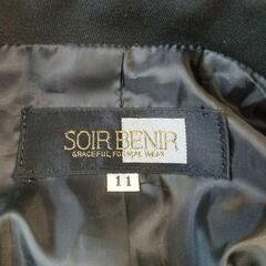 SOIRBENIR　東京ソワール　ビジネスジャケット　フォーマル　着回し 2つボタン テーラードジャケット　サイズ11 の画像