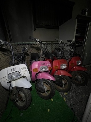 静岡発　スカッシュ4台赤6vのみになりました全台書付きホンダ　ディオ　ジョグ　原付