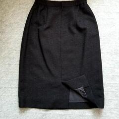 黒の ラメスカート【フォーマル】の画像